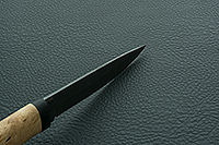 Нож Пескарь карельская береза, 100х13м, текстолит : фото 8