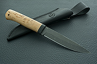 Нож Пескарь карельская береза, 100х13м, текстолит : фото 9