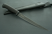 Нож Белуга граб - черное дерево, 95х18, текстолит : фото 8