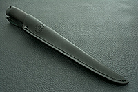 Нож Белуга граб - черное дерево, 95х18, текстолит : фото 9
