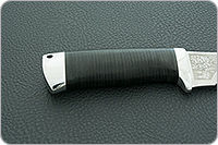 Нож Гепард наборная кожа, cpr, алюминий : фото 3