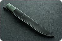 Нож Якут стабилизированная карельская береза, elmax, латунь : фото 7