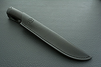 Нож Шашлычный большой граб - черное дерево, 95х18, текстолит : фото 8