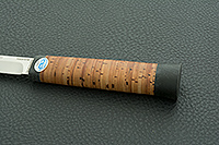 Нож Бурятский средний береста, 100х13м, текстолит : фото 6