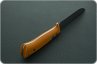 Нож Бекас ЦМ накладки микарта, 100х13м, цельнометаллический : фото 5