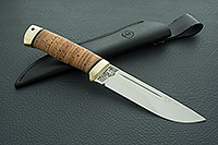 Нож Бекас береста, 95х18, латунь : фото 7