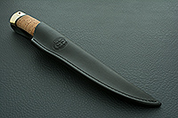 Нож Бекас береста, 95х18, латунь : фото 8