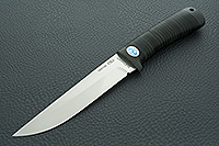 Нож Лиса наборная кожа, 100х13м, текстолит : фото 2