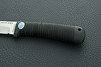 Нож Лиса наборная кожа, 100х13м, текстолит : фото 6