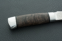 Топорик стабилизированная карельская береза, 50х14мф, алюминий : фото 5