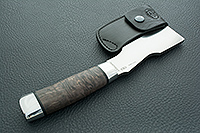 Топорик стабилизированная карельская береза, 50х14мф, алюминий : фото 10