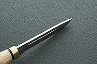 Нож Финка-3 карельская береза, elmax, латунь : фото 10