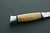 Нож Финка-3 стабилизированная карельская береза, 100х13м, алюминий : фото 6