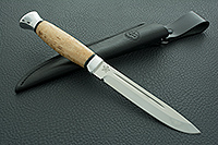 Нож Финка-3 стабилизированная карельская береза, 100х13м, алюминий : фото 10