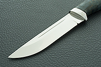 Нож Бекас стабилизированная карельская береза, k390, нержавеющая сталь : фото 3