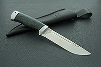 Нож Бекас стабилизированная карельская береза, k390, нержавеющая сталь : фото 11