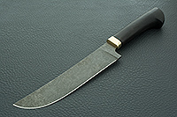 Нож Пчак граб - черное дерево, 95х18, латунь : фото 2