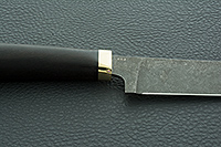 Нож Пчак граб - черное дерево, 95х18, латунь : фото 9