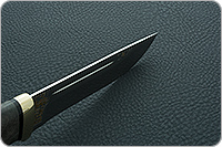 Нож Бекас стабилизированная карельская береза, cpr, латунь : фото 8