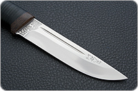 Нож Бекас наборная кожа, elmax, текстолит : фото 2