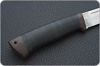 Нож Бекас наборная кожа, elmax, текстолит : фото 3