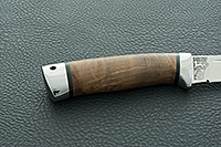 Нож Бекас стабилизированная карельская береза, elmax, нержавеющая сталь : фото 5