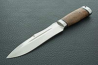 Нож Скорпион стабилизированная карельская береза, 100х13м, нержавеющая сталь : фото 2