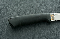 Нож Бекас наборная кожа, elmax, текстолит : фото 3