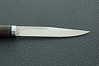 Нож Заноза  стабилизированная карельская береза, elmax, алюминий : фото 8