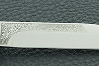 Нож Заноза  стабилизированная карельская береза, elmax, алюминий : фото 9