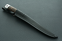 Нож Заноза  стабилизированная карельская береза, elmax, алюминий : фото 12