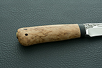 Нож Скорпион карельская береза, 100х13м, текстолит : фото 5