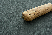 Нож Скорпион карельская береза, 100х13м, текстолит : фото 7