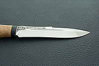 Нож Скорпион карельская береза, 100х13м, текстолит : фото 8