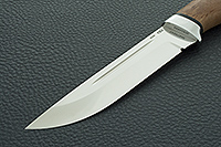 Нож Бекас стабилизированная карельская береза, s390, алюминий : фото 3