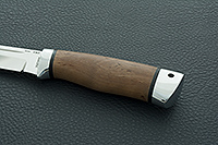 Нож Бекас стабилизированная карельская береза, s390, алюминий : фото 6