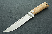 Нож Бекас карельская береза, 100х13м, алюминий : фото 2