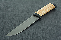 Нож Бекас карельская береза, d2, текстолит : фото 2