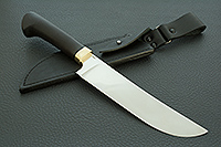 Нож Пчак граб - черное дерево, elmax, латунь : фото 10