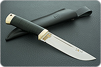 Нож Бекас наборная кожа, эп-766, латунь : фото 8