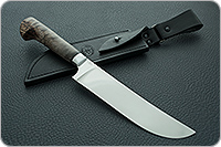 Нож Пчак стабилизированная карельская береза, elmax, нержавеющая сталь : фото 7