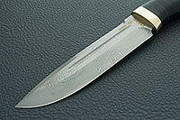 Нож Селигер наборная кожа, zdi-1016, латунь : фото 3