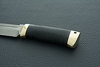 Нож Селигер наборная кожа, zdi-1016, латунь : фото 6