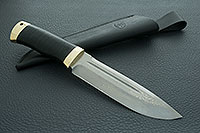 Нож Селигер наборная кожа, zdi-1016, латунь : фото 9