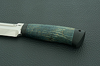 Нож Селигер стабилизированная карельская береза, 100х13м, текстолит : фото 6