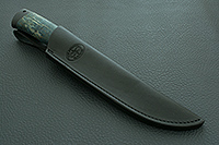 Нож Селигер стабилизированная карельская береза, 100х13м, текстолит : фото 10