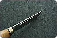 Нож Финка-Лаппи кап березовый, 95х18, латунь : фото 5