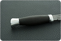 Нож Финка-3 граб - черное дерево, 100х13м, алюминий : фото 3