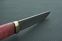 Нож Следопыт стабилизированная карельская береза, cpr, латунь : фото 9