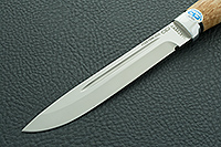 Нож Финка-3 стабилизированная карельская береза, 95х18, алюминий : фото 3